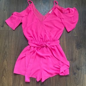 Hot Pink Summer Romper